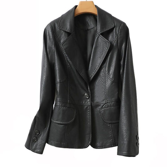 Elegant Sheep Leather Slim Fit Jacket