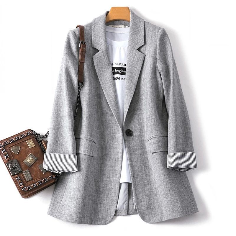 Casual Temperament Wild Commuter Professional Tailored Suit Top